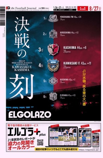 EL GOLAZO（エル・ゴラッソ） 2022年08月26日発売号 表紙