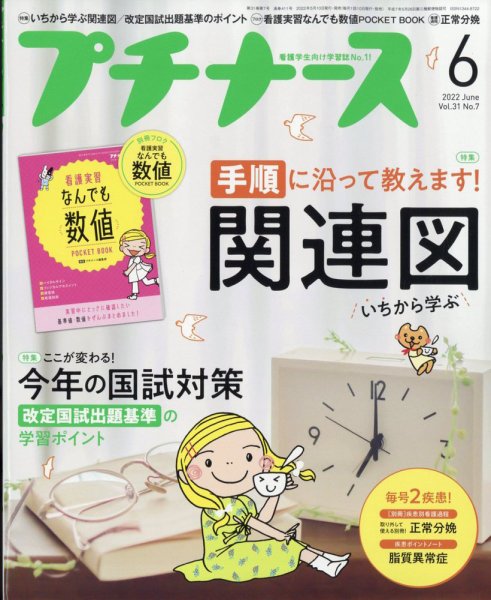 プチナース 2022年6月号 (発売日2022年05月10日) 表紙