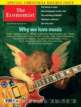 英国The Economist（エコノミスト） Dec. 20th 2008 (発売日2008年12月20日) 表紙