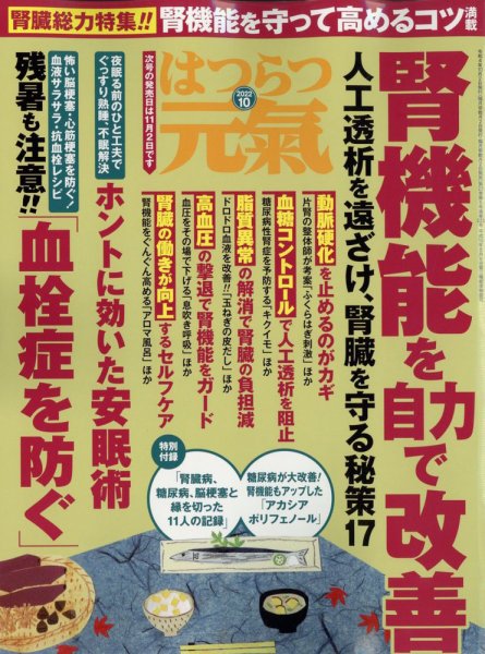 はつらつ元気 2022年10月号 (発売日2022年09月02日) 表紙