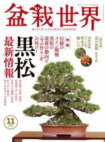 盆栽世界 2022年11月号 表紙