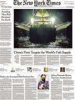 The New York Times International Weekly（ニューヨーク・タイムズ・インターナショナル・ウイークリー） 2022年10月09日 表紙
