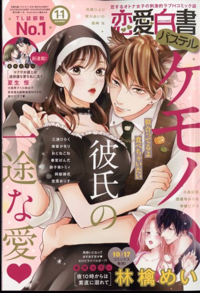 恋愛白書パステル 2022年11月号 (発売日2022年09月22日) 表紙