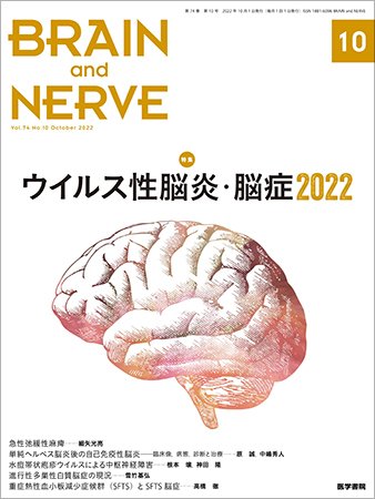 BRAIN and NERVE（ブレインアンドナーブ） Vol.74 No.10 (発売日2022年10月01日) 表紙