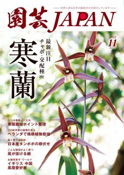 園芸Japan 2022年11月号 (発売日2022年10月12日) 表紙