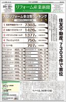 リフォーム産業新聞 22/10/10発売号 表紙