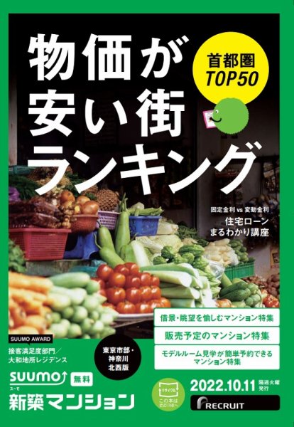 SUUMO新築マンション東京市部・神奈川北西版 22/10/11号 (発売日2022年10月11日) 表紙