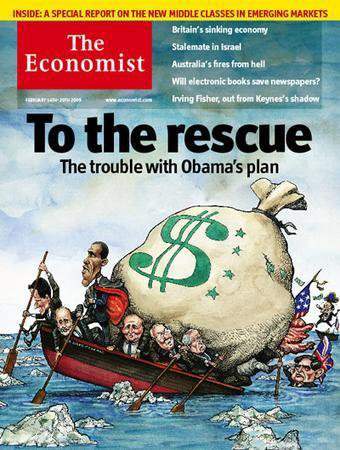 英国The Economist（エコノミスト） Feb 14th 2009 (発売日2009年02月14日) 表紙