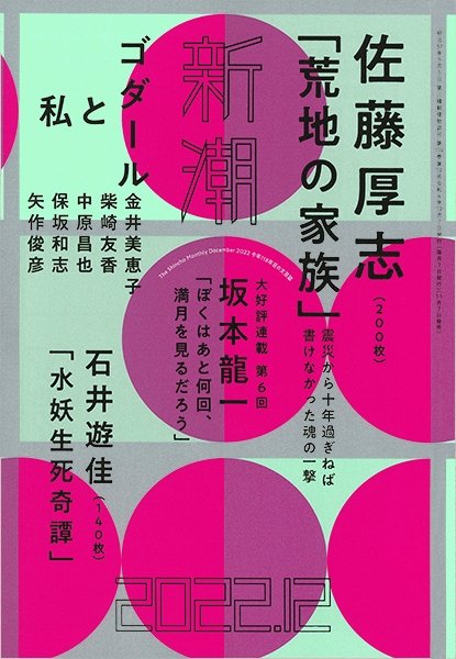 新潮 2022年12月号 (発売日2022年11月07日) 表紙