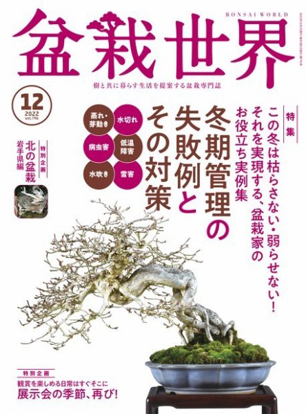 盆栽世界 2022年12月号 (発売日2022年11月04日) 表紙