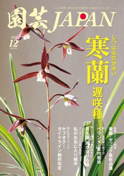 園芸Japan 2022年12月号 (発売日2022年11月11日) 表紙
