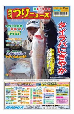 週刊つりニュース　中部版 2022年11月21日発売号 表紙