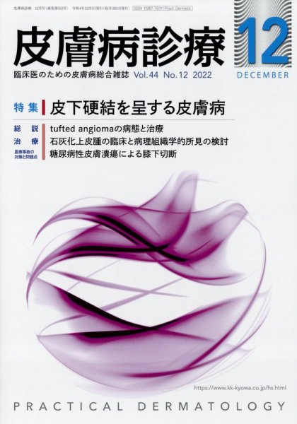 皮膚病診療 2022年12月号 (発売日2022年11月29日) 表紙