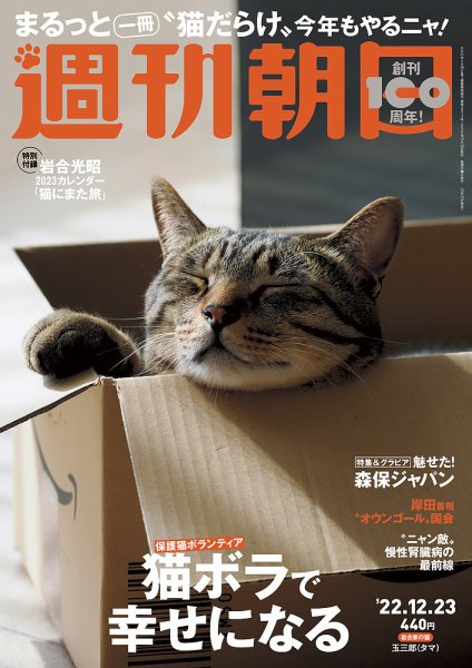 週刊朝日 2022年12/23号 (発売日2022年12月13日) 表紙