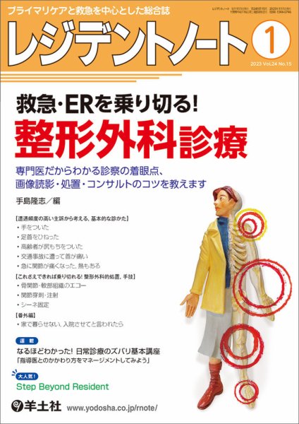 レジデントノート Vol.24No.15 (発売日2022年12月10日) 表紙