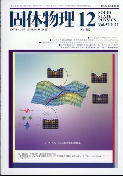 固体物理 2022年12月号 (発売日2022年12月19日) 表紙