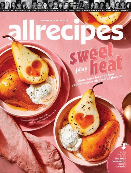 Allrecipes February/March (発売日2023年01月20日) 表紙