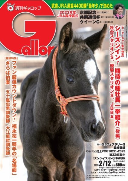 週刊Gallop（ギャロップ） 2023年02月06日発売号 表紙