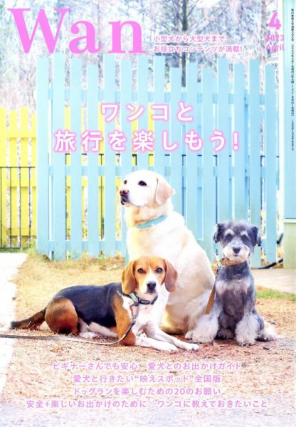 wan（わん） 2023年4月号 (発売日2023年03月14日) 表紙