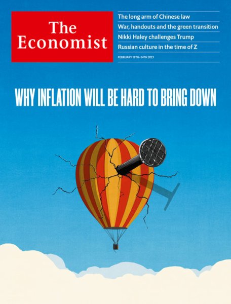 英国The Economist（エコノミスト） 2023年02月18日発売号 表紙