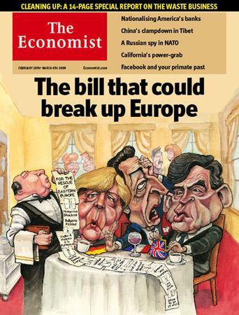 英国The Economist（エコノミスト） Feb 28th 2009 (発売日2009年02月28日) 表紙