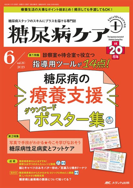 糖尿病ケア＋（プラス） 2023年6号 (発売日2023年10月22日) 表紙