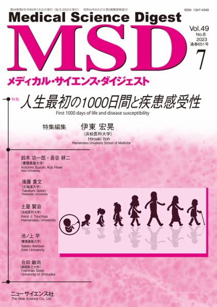 メディカル・サイエンス・ダイジェスト 2023年7月号 (発売日2023年06月20日) 表紙