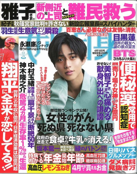 週刊女性自身 2023年4/18号 (発売日2023年04月04日) 表紙