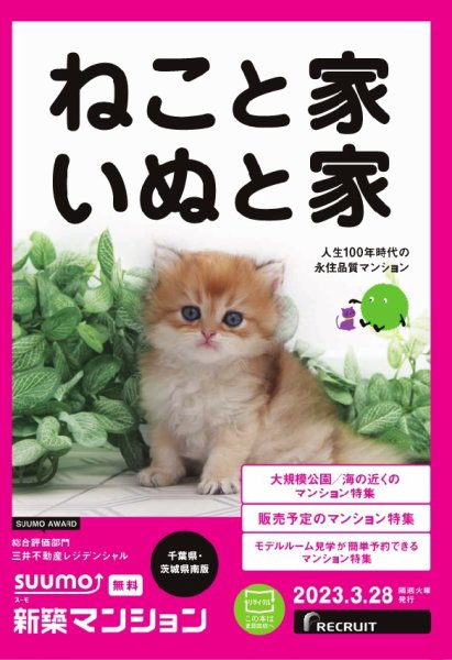 SUUMO新築マンション千葉県・茨城県南版 23/03/28号 (発売日2023年03月28日) 表紙