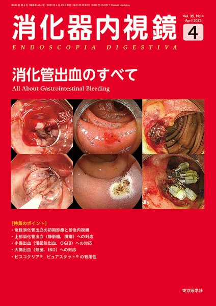 消化器内視鏡 23年4月号 (発売日2023年04月28日) 表紙