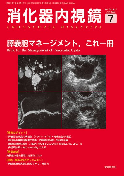 消化器内視鏡 23年7月号 (発売日2023年07月25日) 表紙