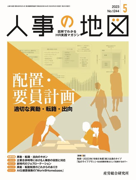 人事の地図 2023.05月号 (発売日2023年05月01日) 表紙