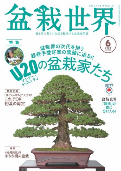 盆栽世界 2023年6月号 (発売日2023年05月02日) 表紙