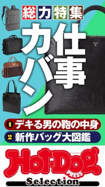 Hot-Dog PRESS Selection（ホットドッグプレスセレクション） 総力特集　仕事カバン (発売日2023年02月17日) 表紙
