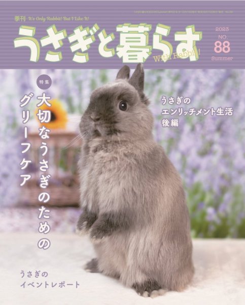 うさぎと暮らす 2023年7月号 (発売日2023年06月15日) 表紙