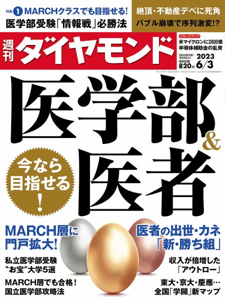 週刊ダイヤモンド（Diamond WEEKLY） 2023年6/3号 (発売日2023年05月29日) 表紙