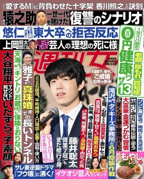 週刊女性 2023年6/20号 (発売日2023年06月06日) 表紙