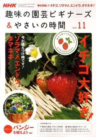 NHK 趣味の園芸 やさいの時間 2009年11月号 (発売日2009年10月21日) 表紙