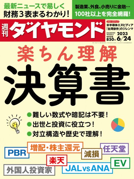 週刊ダイヤモンド（Diamond WEEKLY） 2023年6/24号 (発売日2023年06月19日) 表紙