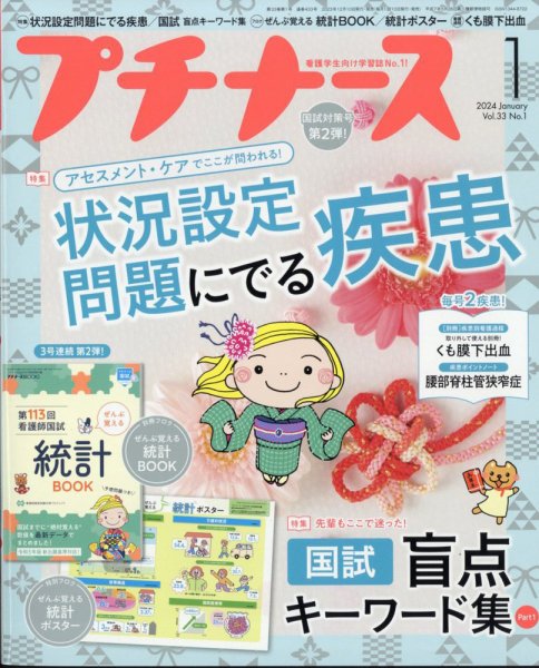 プチナース 2024年1月号 (発売日2023年12月08日) 表紙