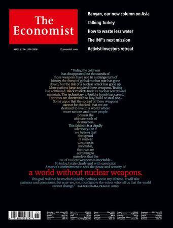 英国The Economist（エコノミスト） April 11th2009 (発売日2009年04月11日) 表紙