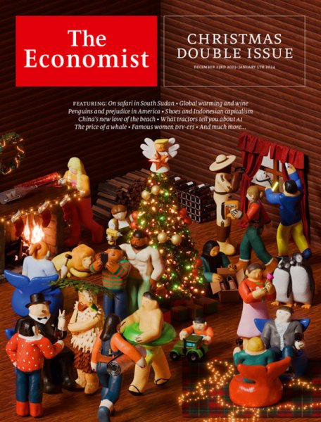 英国The Economist（エコノミスト） 2023年12月23日発売号 表紙