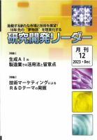 研究開発リーダー 2023年12月号 (発売日2023年12月20日) 表紙