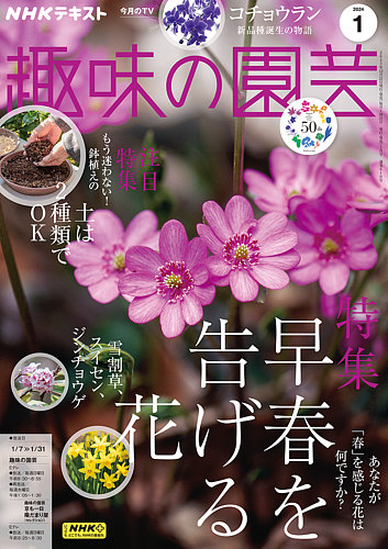 NHK 趣味の園芸 2024年1月号 (発売日2023年12月21日) | 雑誌/電子