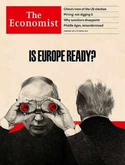 英国The Economist（エコノミスト） 2024年02月24日発売号 表紙
