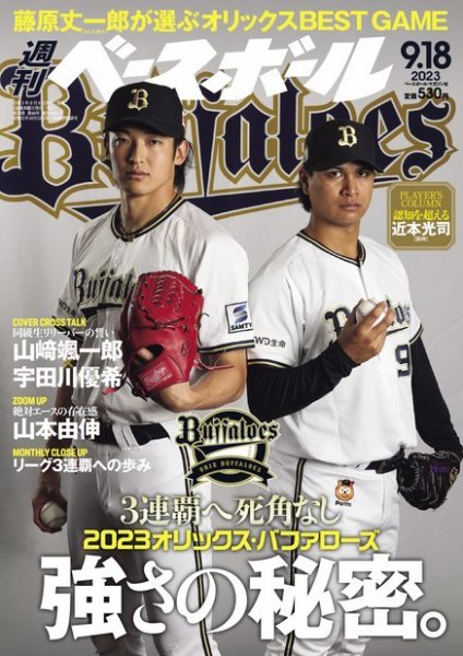 週刊ベースボール 2023年9/18号 (発売日2023年09月06日) 表紙