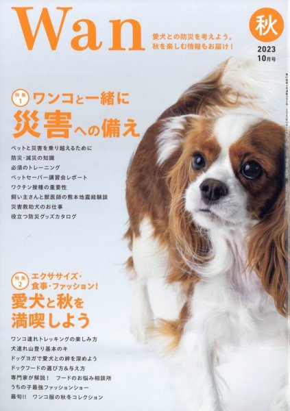 wan（わん） 2023年10月号 (発売日2023年09月14日) 表紙