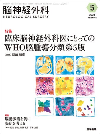 脳神経外科 Vol.51 No.5 (発売日2023年09月10日) 表紙