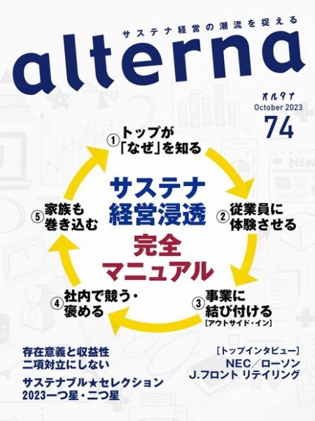 オルタナ No.74 (発売日2023年09月27日) 表紙