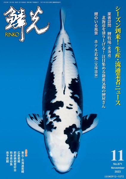 鱗光 2023年10月15日発売号 表紙